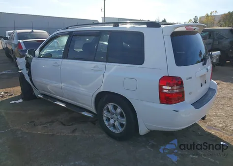 2002 Toyota Highlander Limited V6 from USA, damaged, VIN JTEGF21A620031557